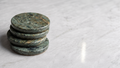 Rainforest Green Marble Coasters (Set of 4)