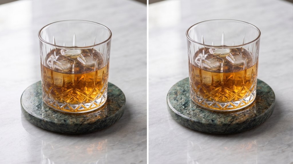 Rainforest Green Marble Coasters (Set of 4)