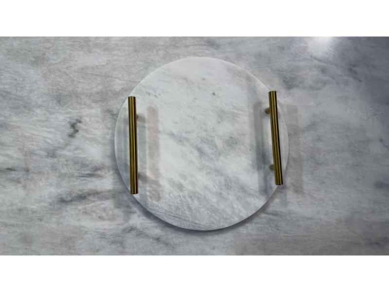 Luxe White Marble Platter