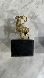 The 'Oasis' Golden Ibex Bookends