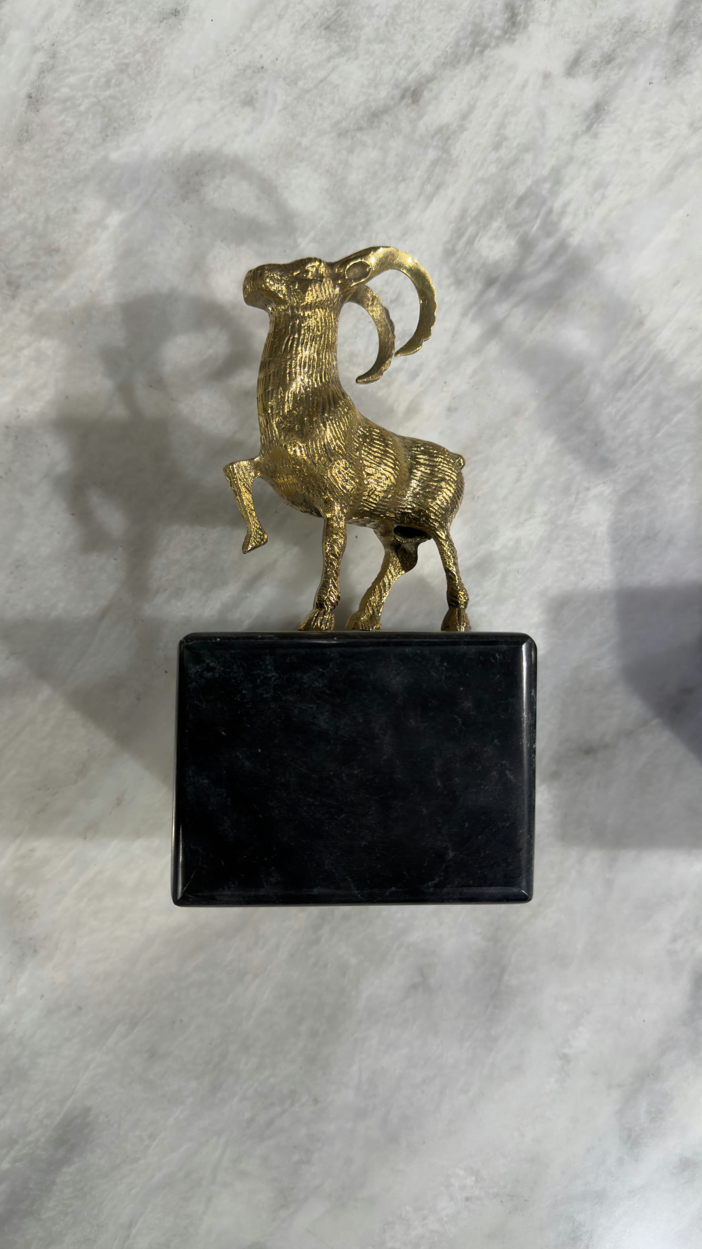 The 'Oasis' Golden Ibex Bookends