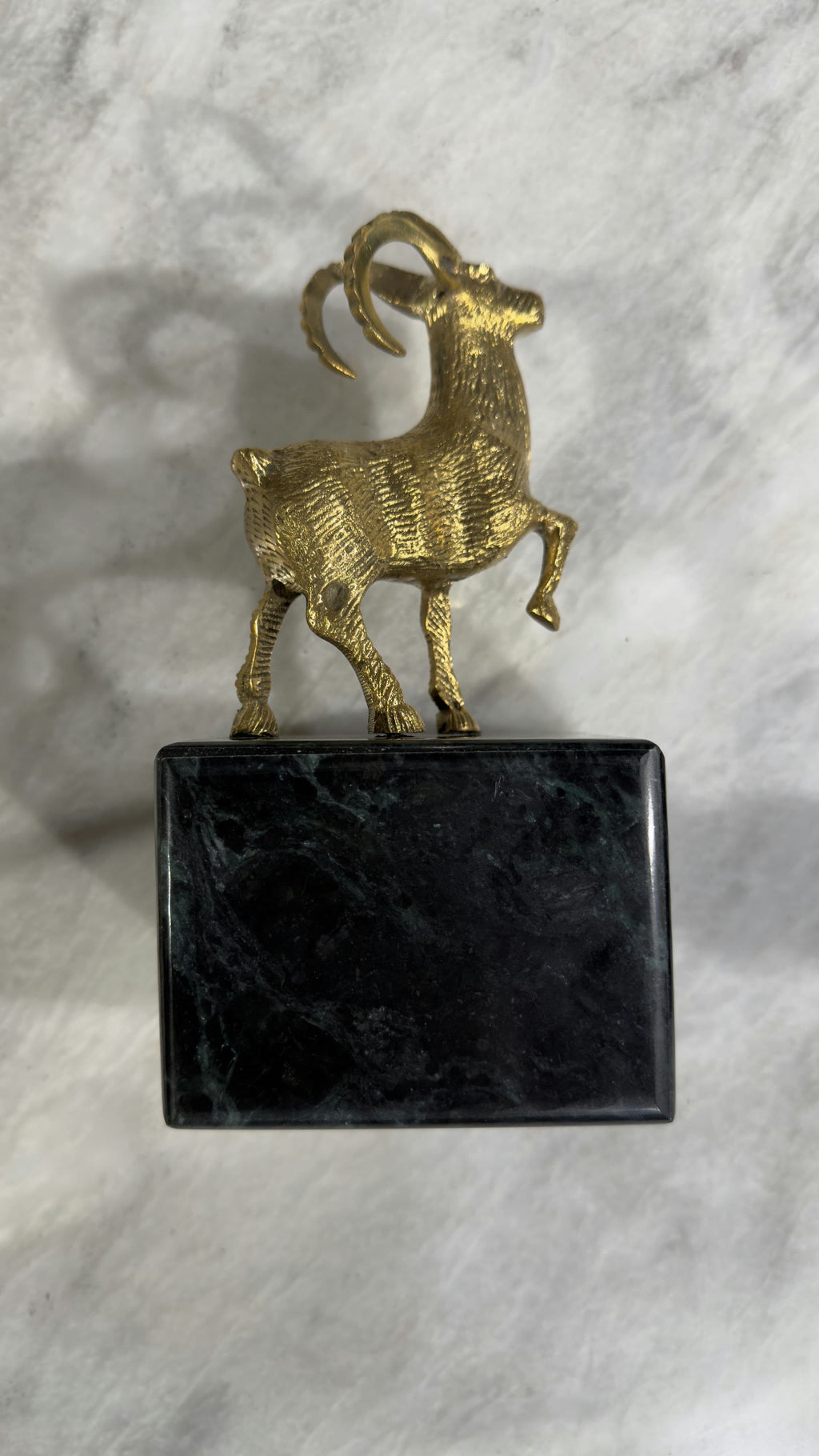 The 'Oasis' Golden Ibex Bookends