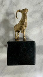 The 'Oasis' Golden Ibex Bookends