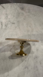 The 'Dune' Crema Marble Stand