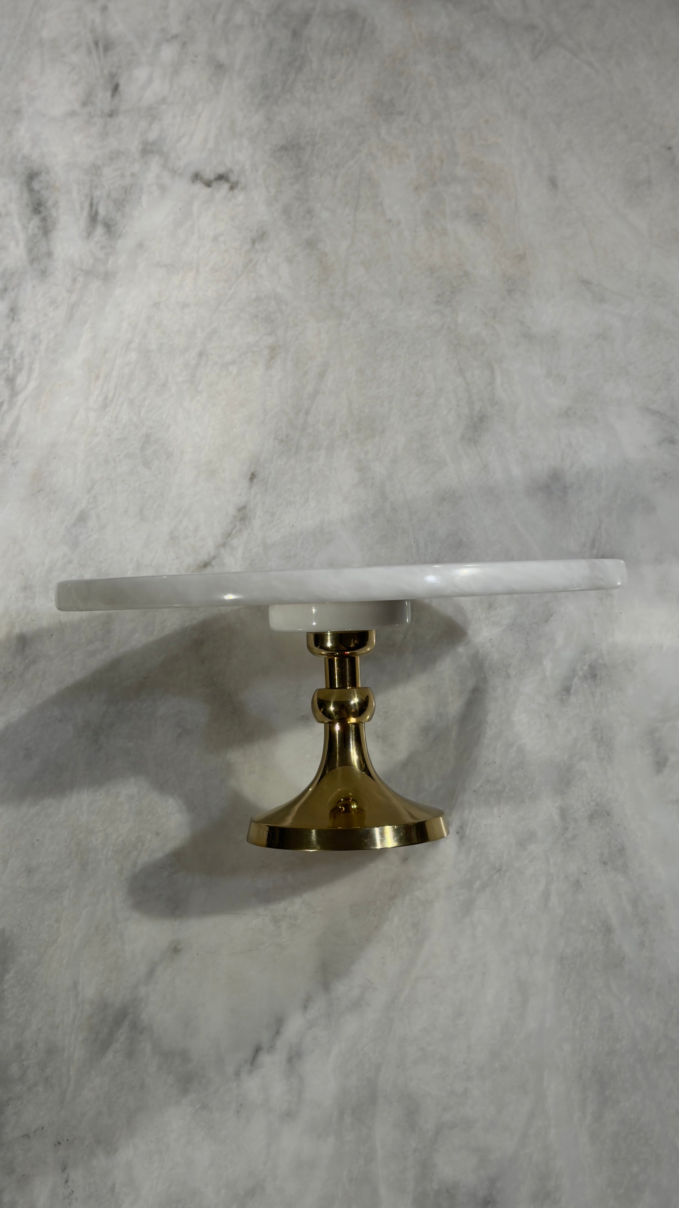 The 'Lumina' White Marble Pedestal